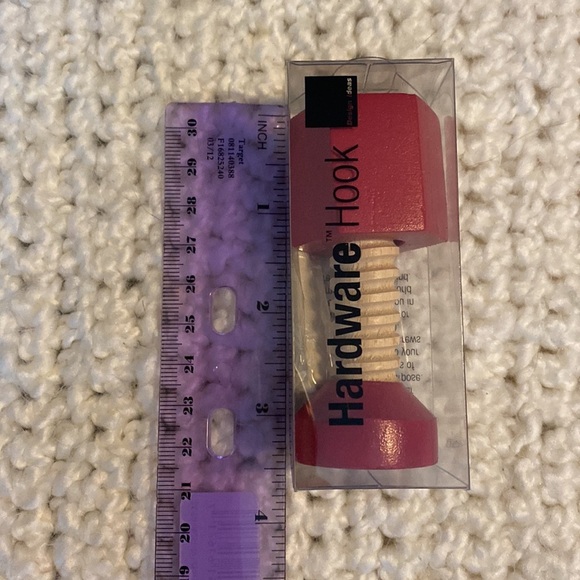 Design Ideas Decorative Hardware Hook Red - Picture 4 of 4